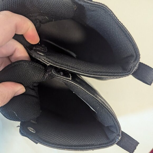 Nike Air Max Goaterra 2.0 Boot Women 8.5, Y 7 Mid Triple Black DC9515-001 - Picture 7 of 9